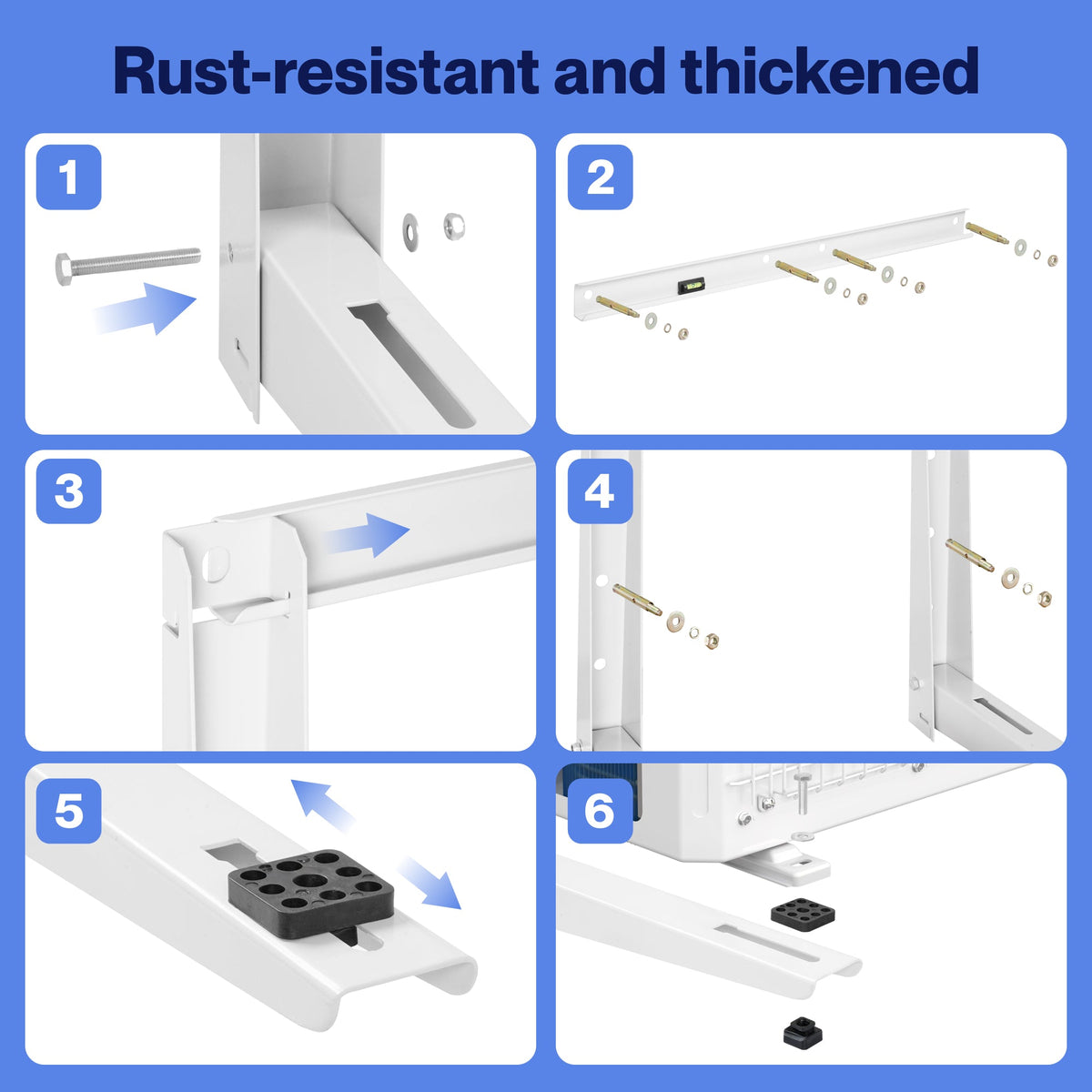DELLA Wall Mounting Bracket for 6000-36000 BTU Single Zone Mini Split