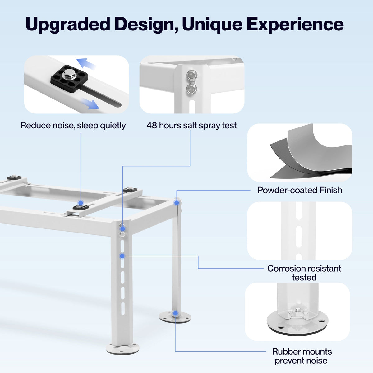 DELLA Ground Stand Bracket for 24000-55000 BTU Mini Split