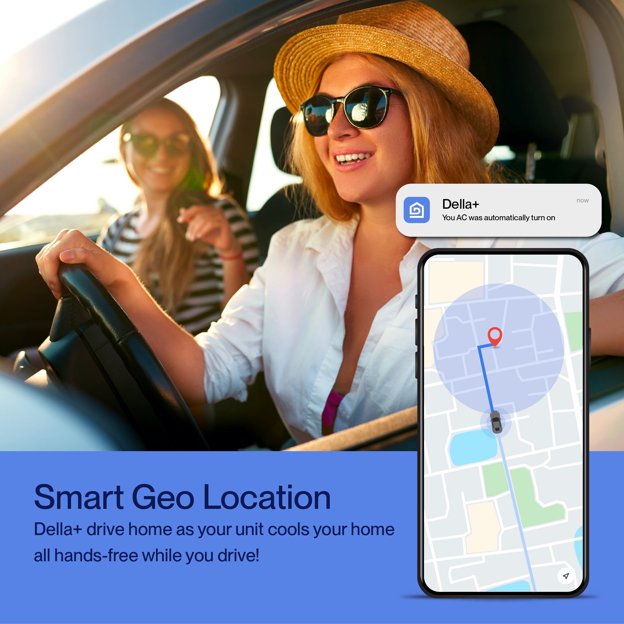 DELLA Traverse Series 10000 BTU Smart WiFi Enabled Portable AC with Remote/App Control, Cools Up To 250 Sq. Ft.