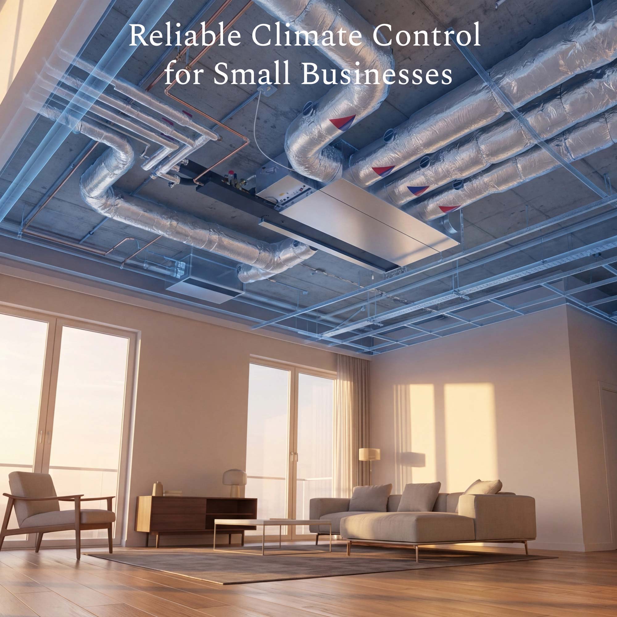 DELLA 11000 BTU 19 SEER2 Concealed Ducted Mini Split Air Conditioner