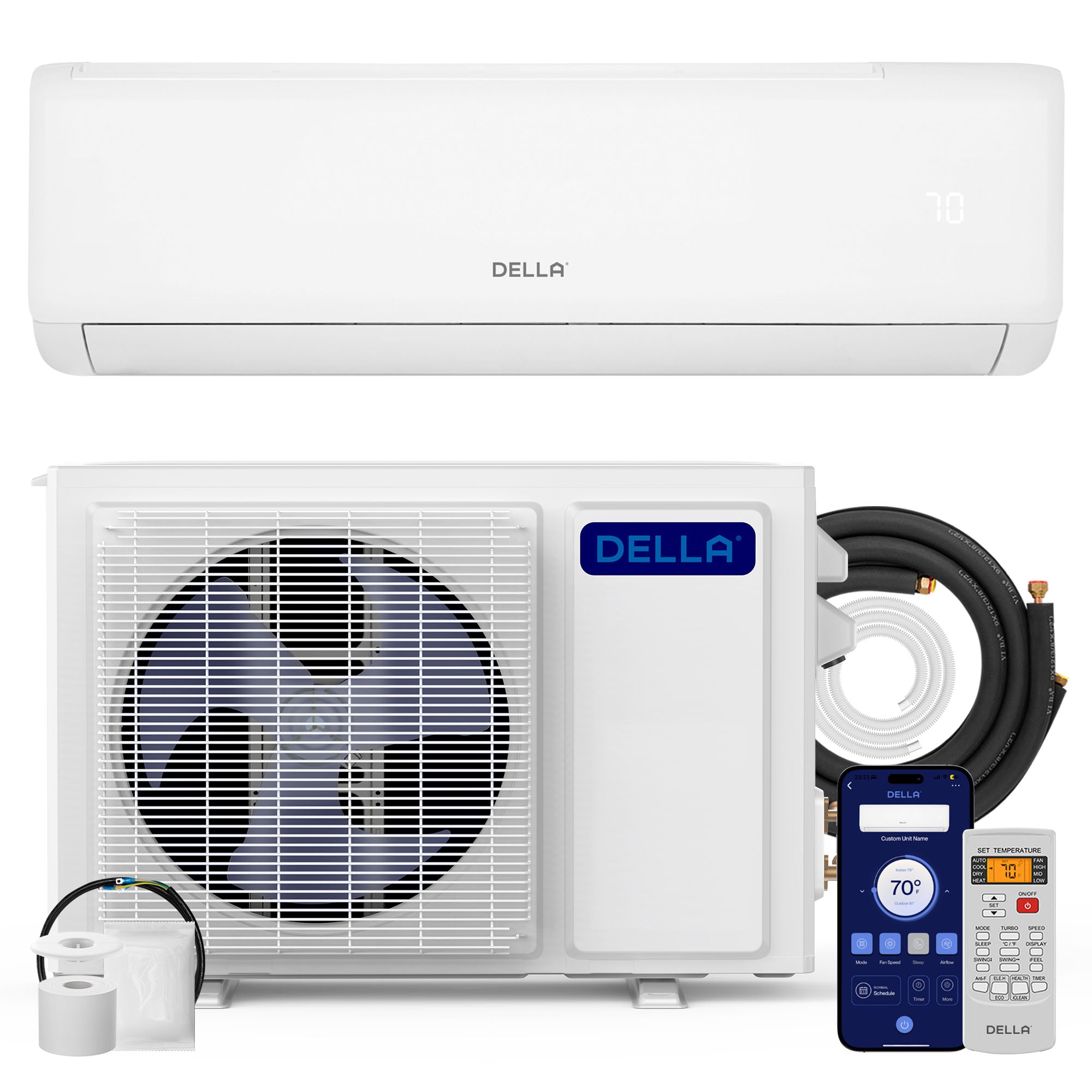 230 V mini split ac 12000 BTU Air Conditioners Della