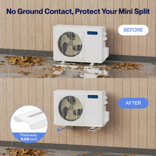 DELLA mini split wall bracket protection