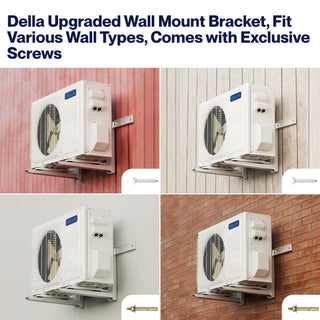 DELLA Wall Mounting Bracket for 6000-36000 BTU Single Zone Mini Split
