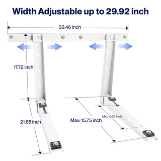 DELLA Wall Mounting Bracket for 6000-36000 BTU Single Zone Mini Split