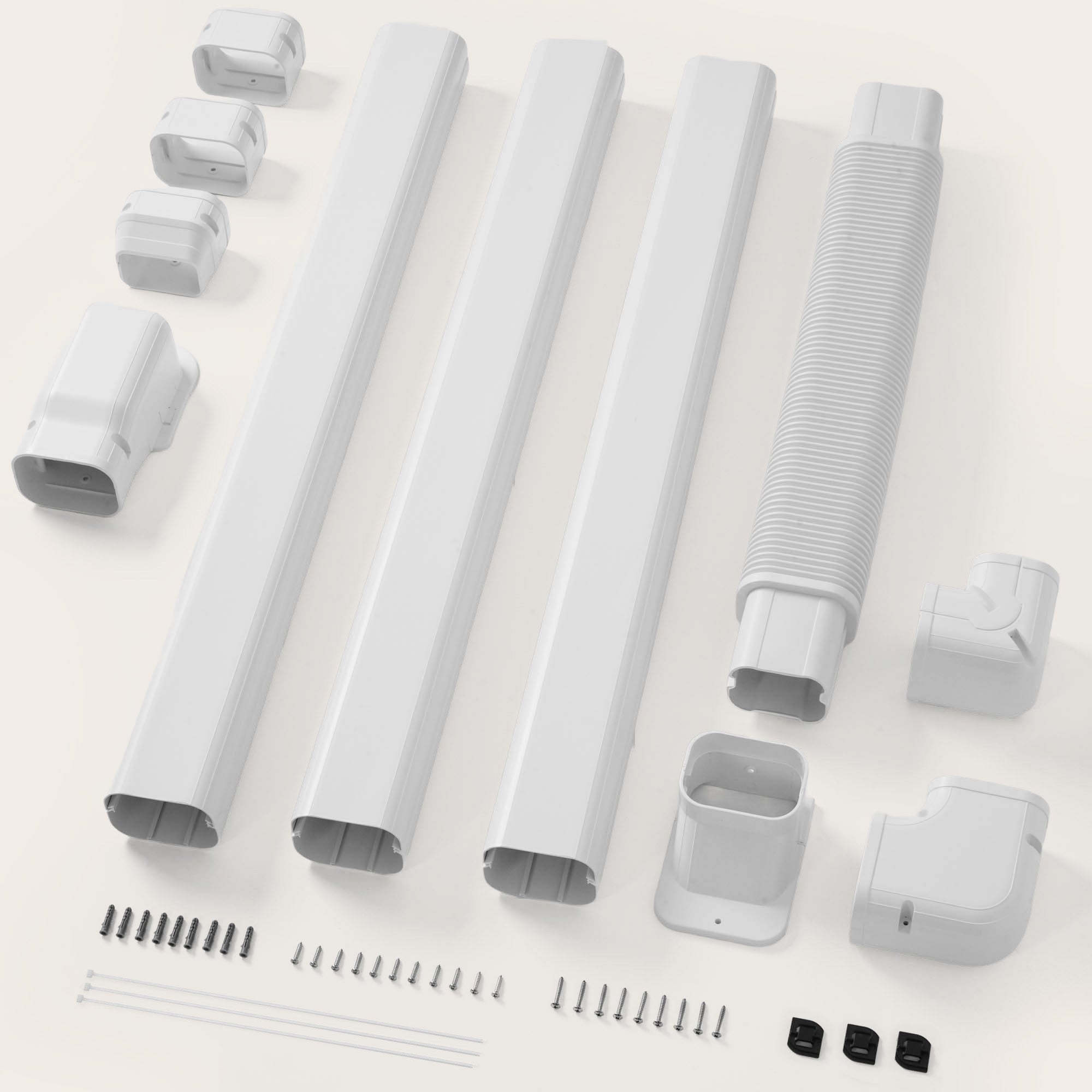 DELLA Mini Split Line Set Cover with Flexible Duct