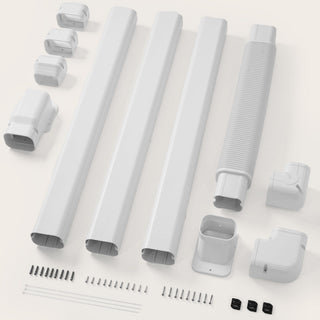 DELLA Mini Split Line Set Cover with Flexible Duct