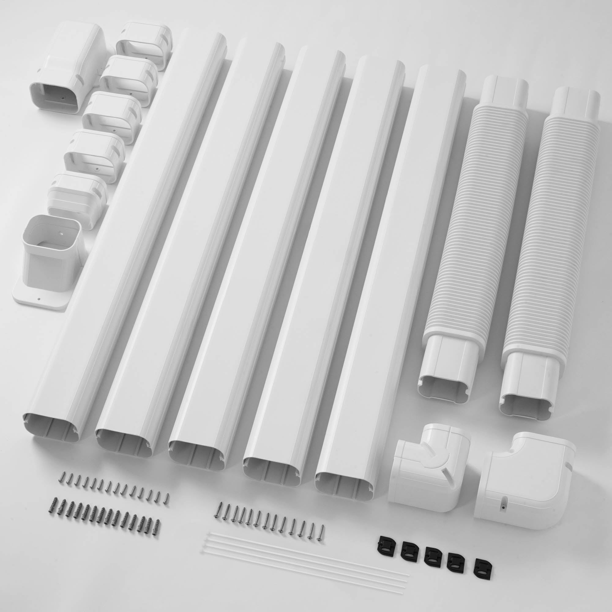 #size_4" 16ft line set cover with flexible duct