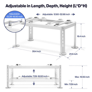 DELLA Ground Stand Bracket for 24000-55000 BTU Mini Split
