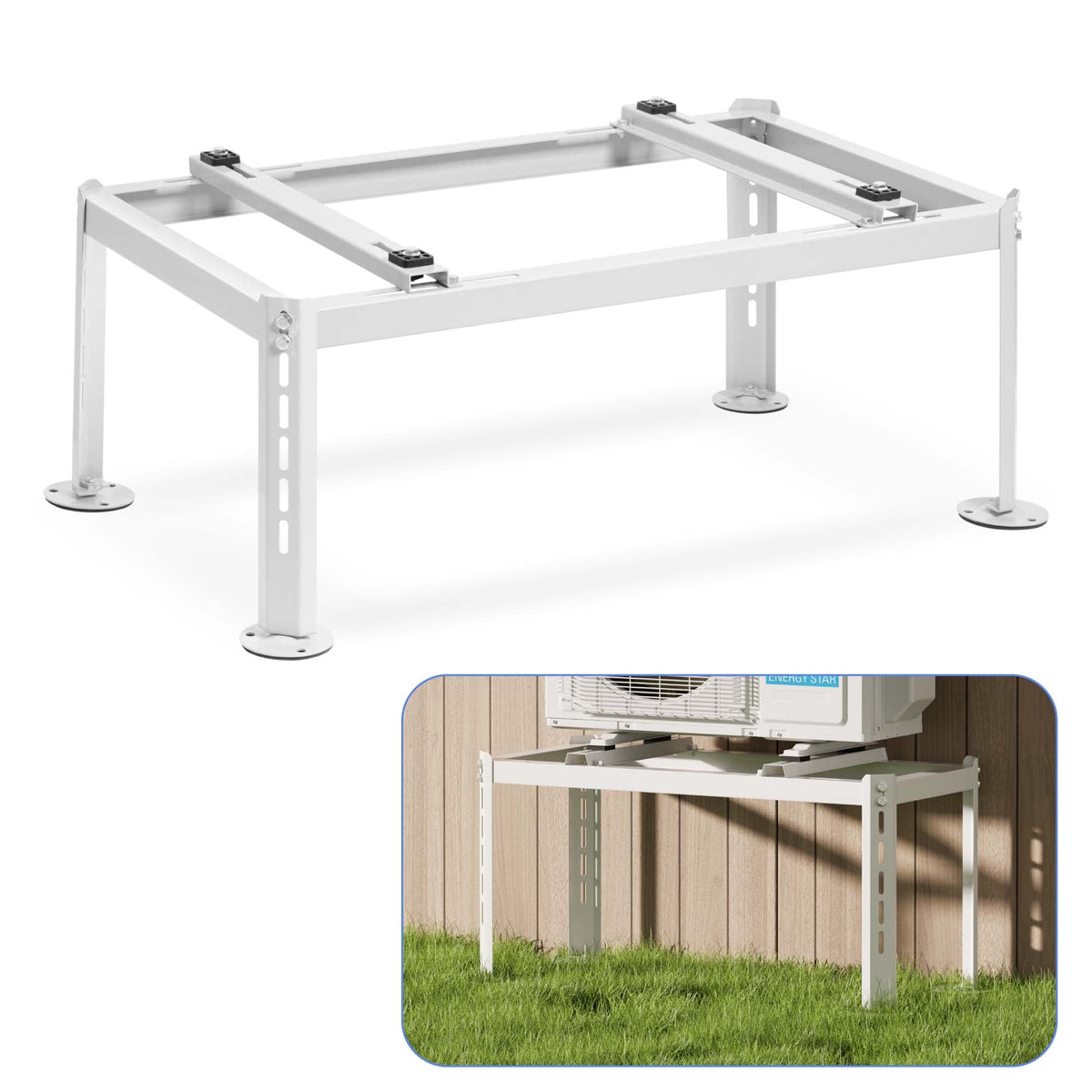 DELLA Ground Stand Bracket for 24000-55000 BTU Mini Split