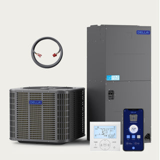 DELLA 24,000 BTU 18 SEER2 Ducted Central Air Conditioner with Air Handler