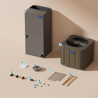 DELLA 24,000 BTU 18 SEER2 Ducted Central Air Conditioner with Air Handler