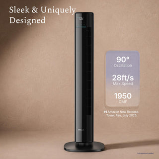 DELLA 42" Ultra Quiet Smart Tower Fan with Voice/APP/Remote Control
